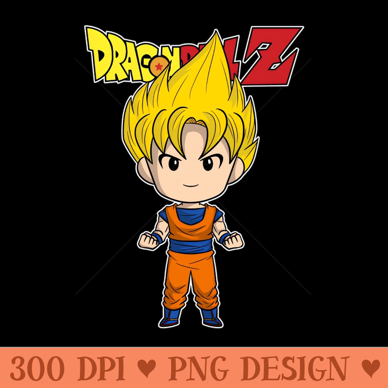 SAIYAN GOKU - PNG Download - Immediate download