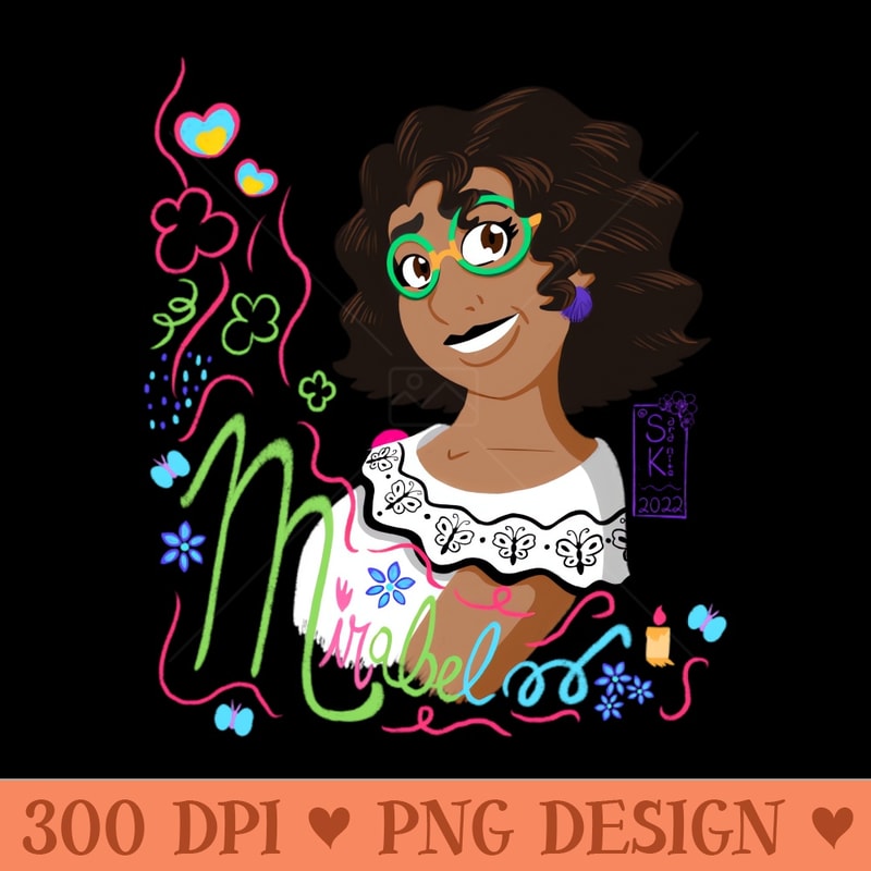 Mirabel - Trendy PNG Designs - Immediate download