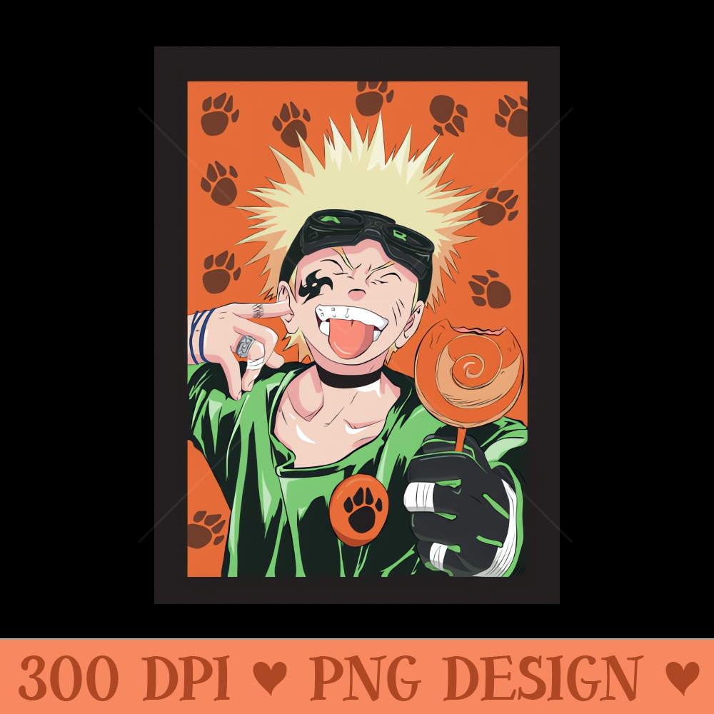 Naruto - Sublimation templates PNG - Instant download