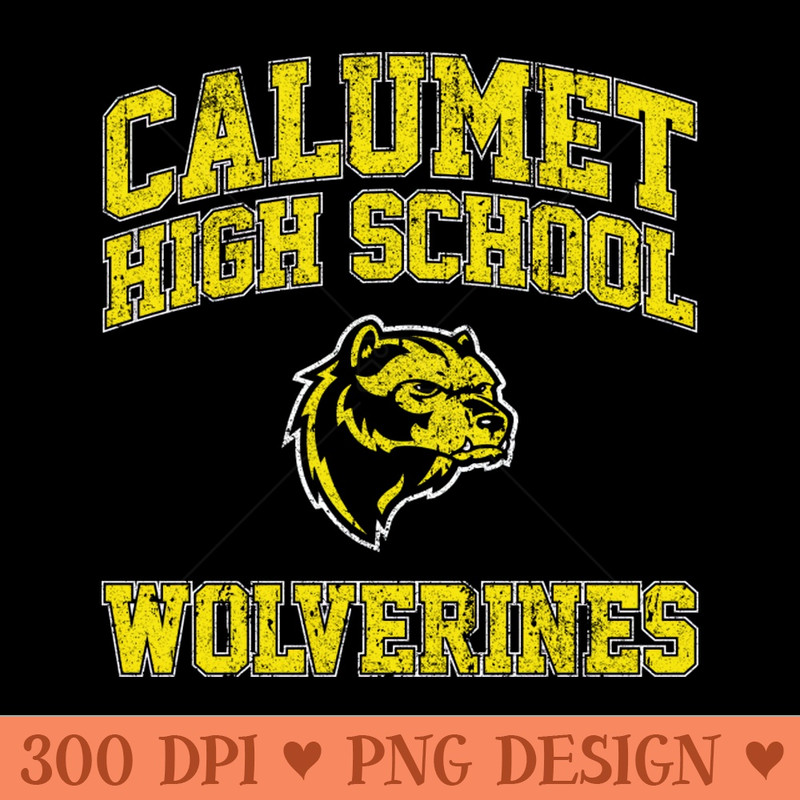 Calumet High School - Sublimation clipart PNG - Instant Download