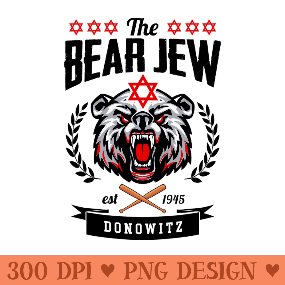 The Bear Jew - PNG Templates Download - Download right away
