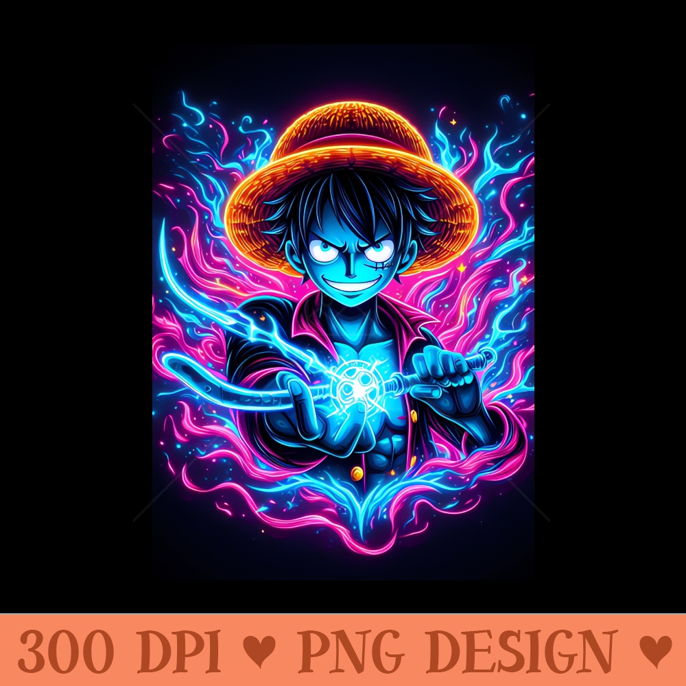 Luffy - PNG Sublimation - Download in an instant