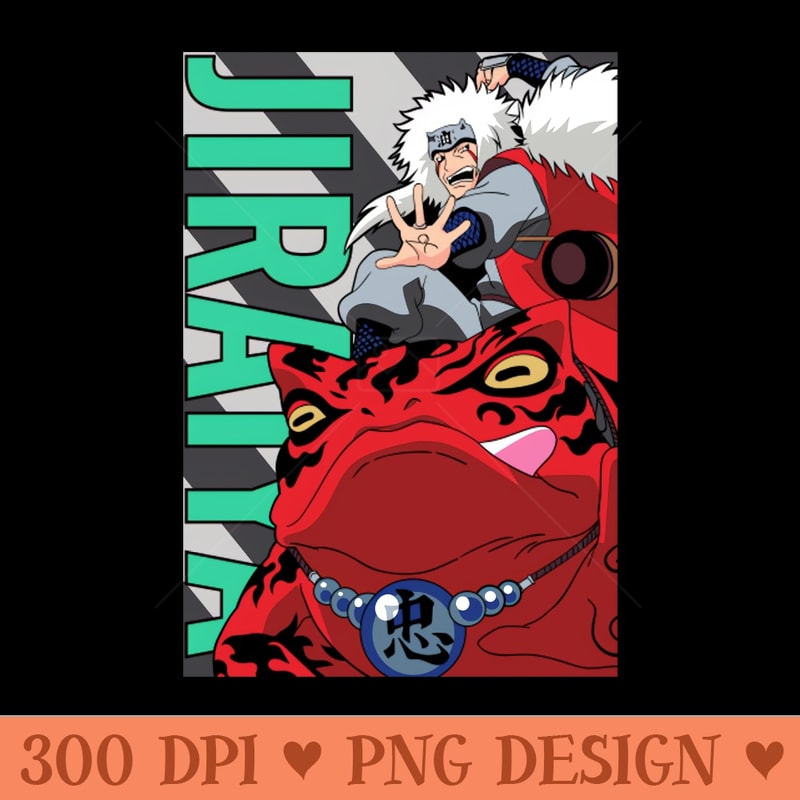 Jiraiya Anime Fanart - High Resolution PNG Designs - Download instantly