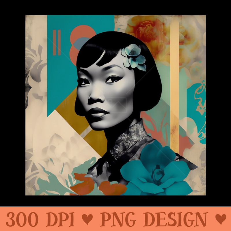 Anna May Wong - PNG Art Files - Fast download