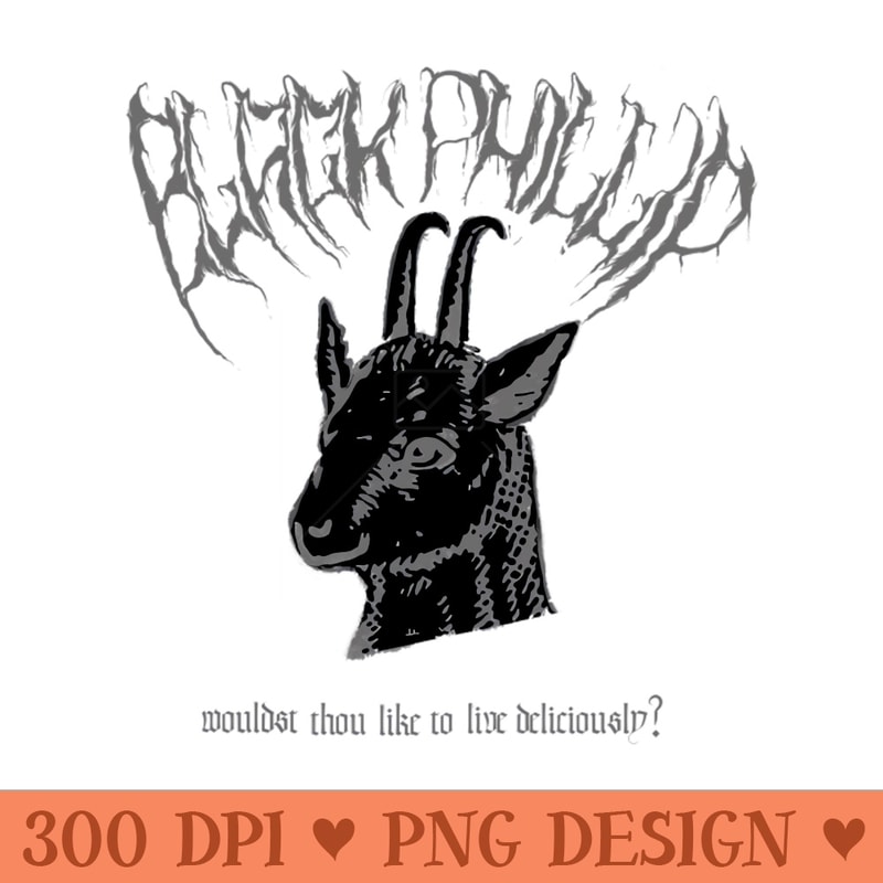 Black Phillip - High resolution PNG download - Instant Download