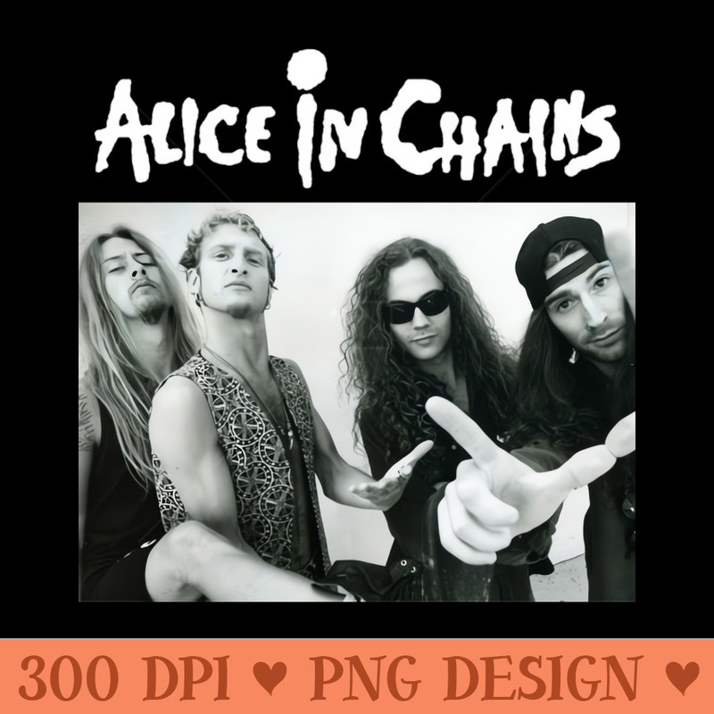 alice in chains - Sublimation PNG Designs - Download in an instant
