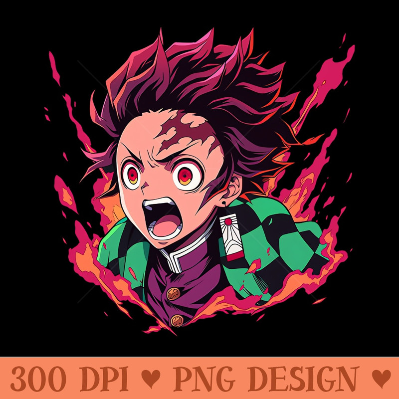 tanjiro - Digital PNG Downloads - Immediate download