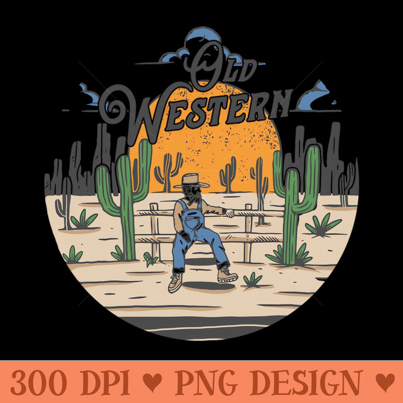 Old Western - PNG Art Files - Immediate download