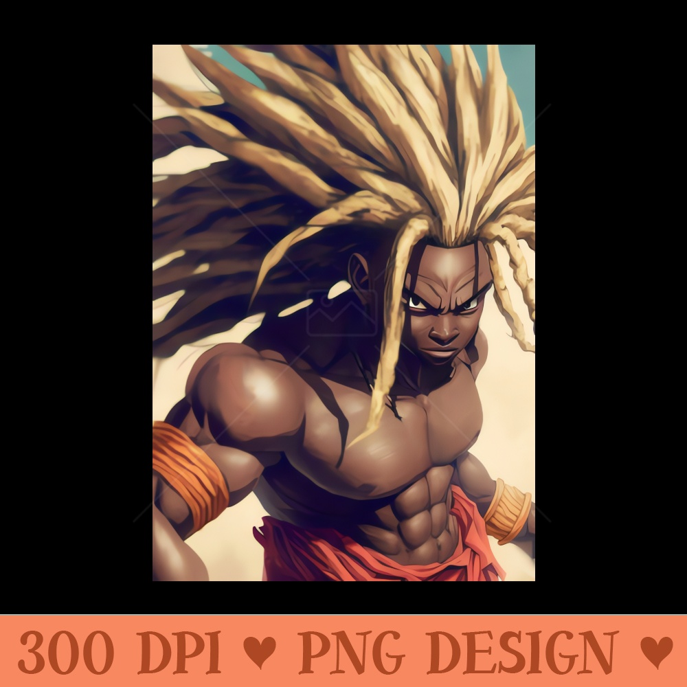 Dragon Afro 0002 - PNG design downloads - Quick download