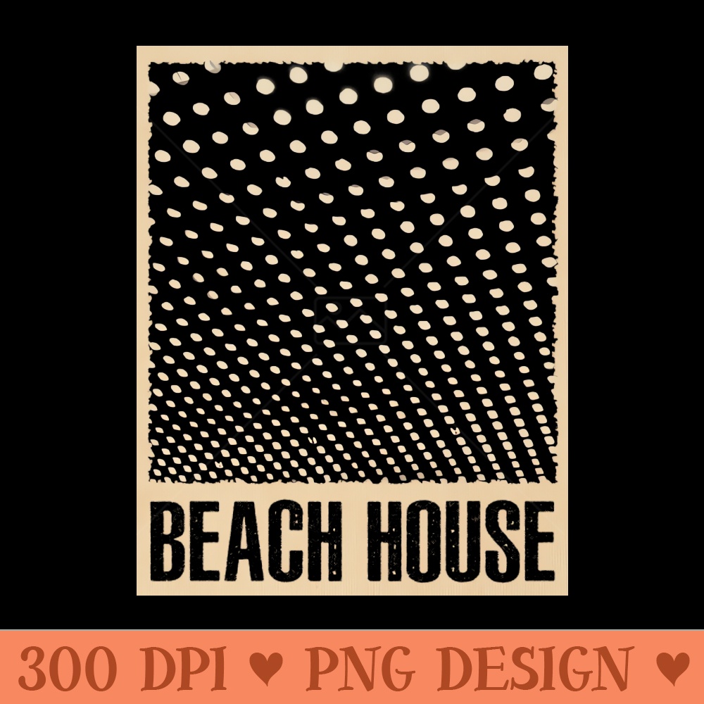 Graphic Art Beach Music - Sublimation PNG download - Download right after purchase