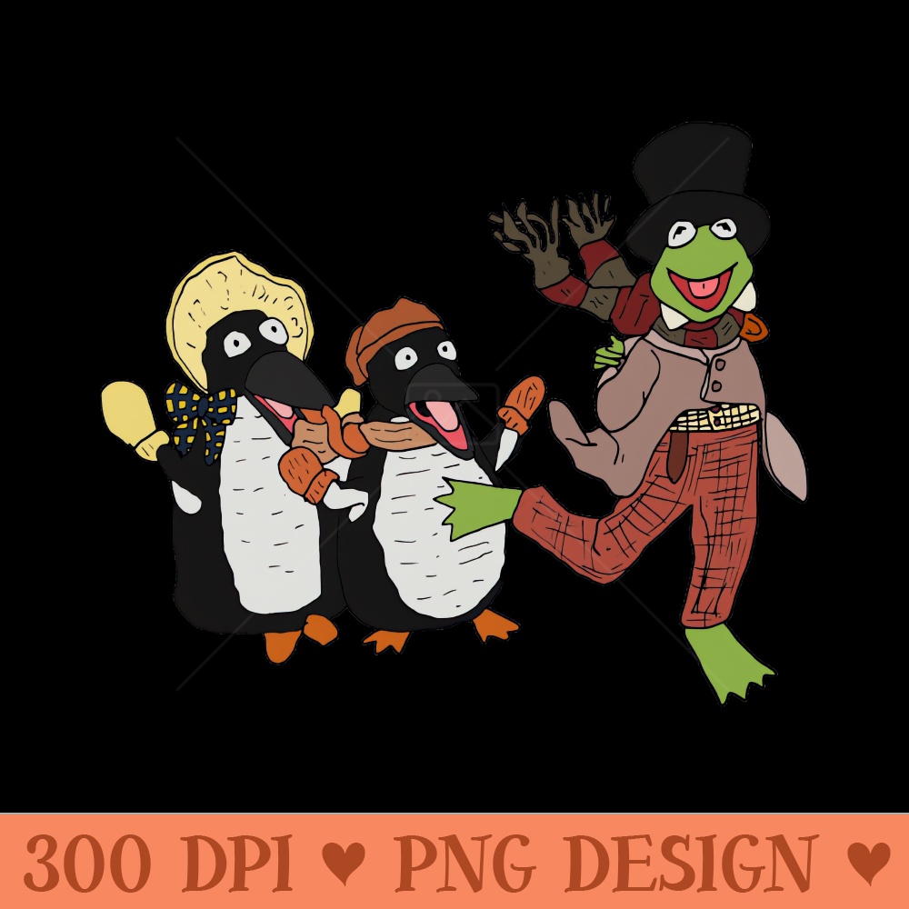 Muppet Christmas Carol - Sublimation patterns PNG - Instantaneous download