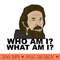 Who Am I What am I - Download PNG images - Immediate download