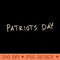 Patriots Day - Sublimation patterns PNG - Instant Download