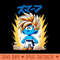 Smurf Super S II - Modern PNG designs - Instantaneous download