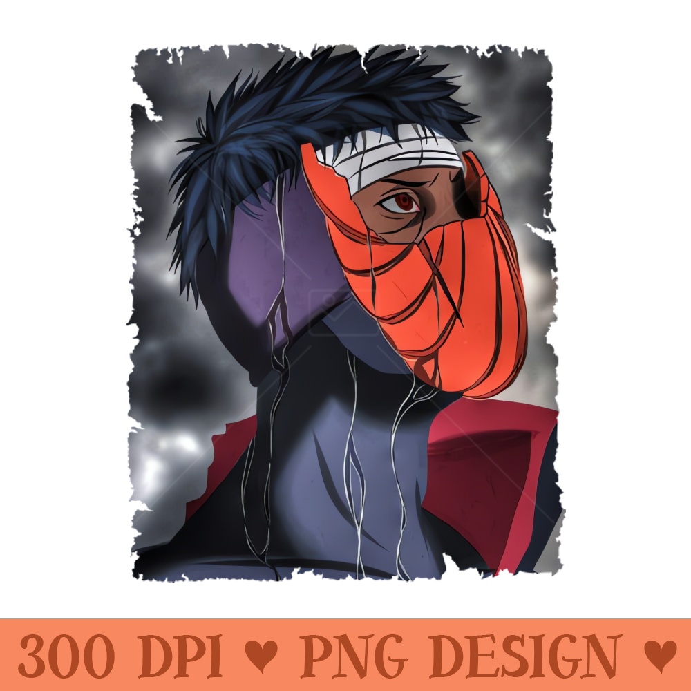 OBITO UCHIHA MERCH VTG - Mug Sublimation PNG - Download immediately