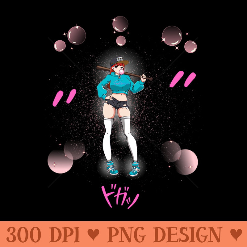 Cute anime girl lovers - Sublimation designs PNG - Download in an instant