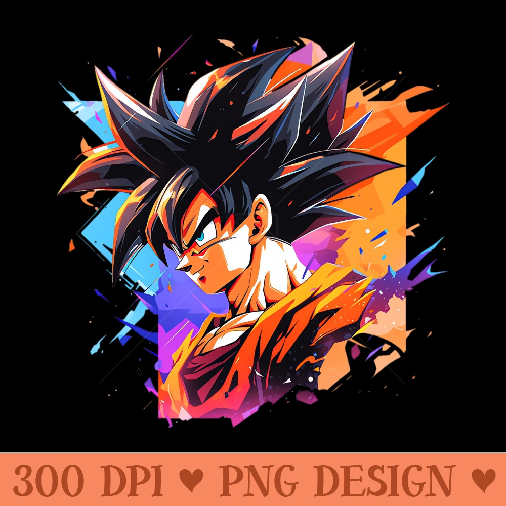 goku - Unique Sublimation PNG Download - Download right away