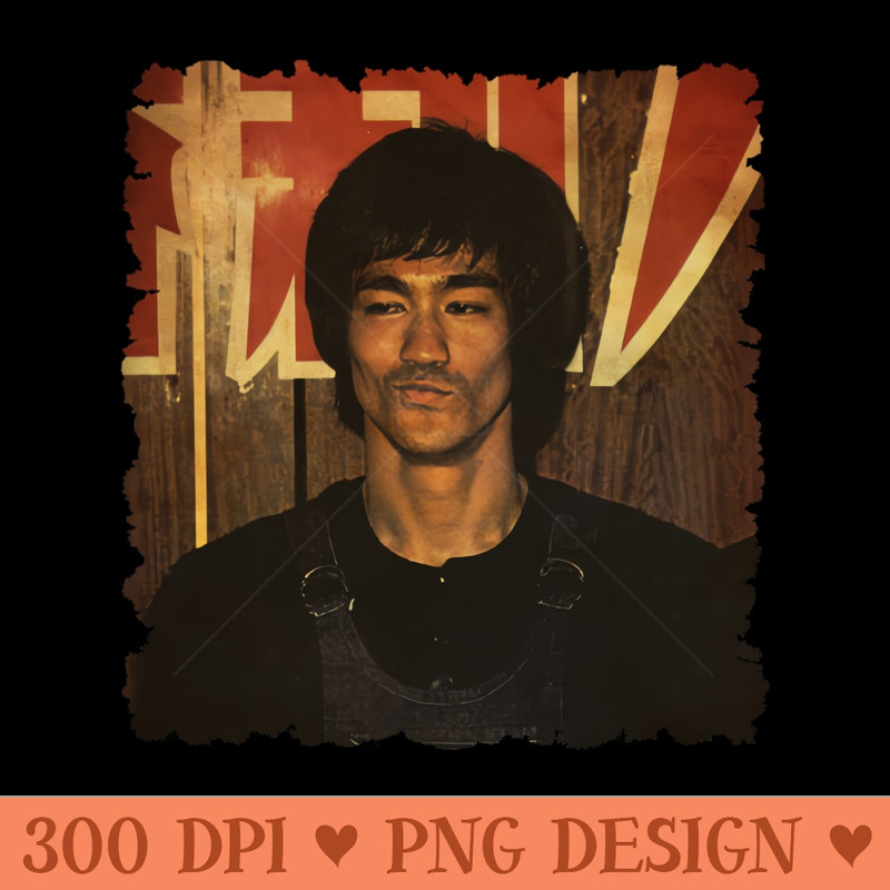 A Tribute To The Little Dragon - Sublimation patterns PNG - Download right after purchase