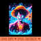 Luffy D monkey - PNG design downloads - Instantaneous download