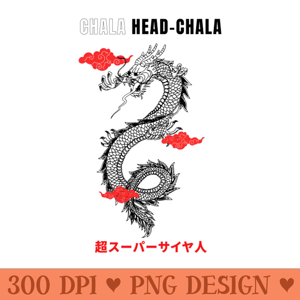 Chala HeadChala, fan art Dragon Ball Z White - High Quality PNG Files - Download instantly