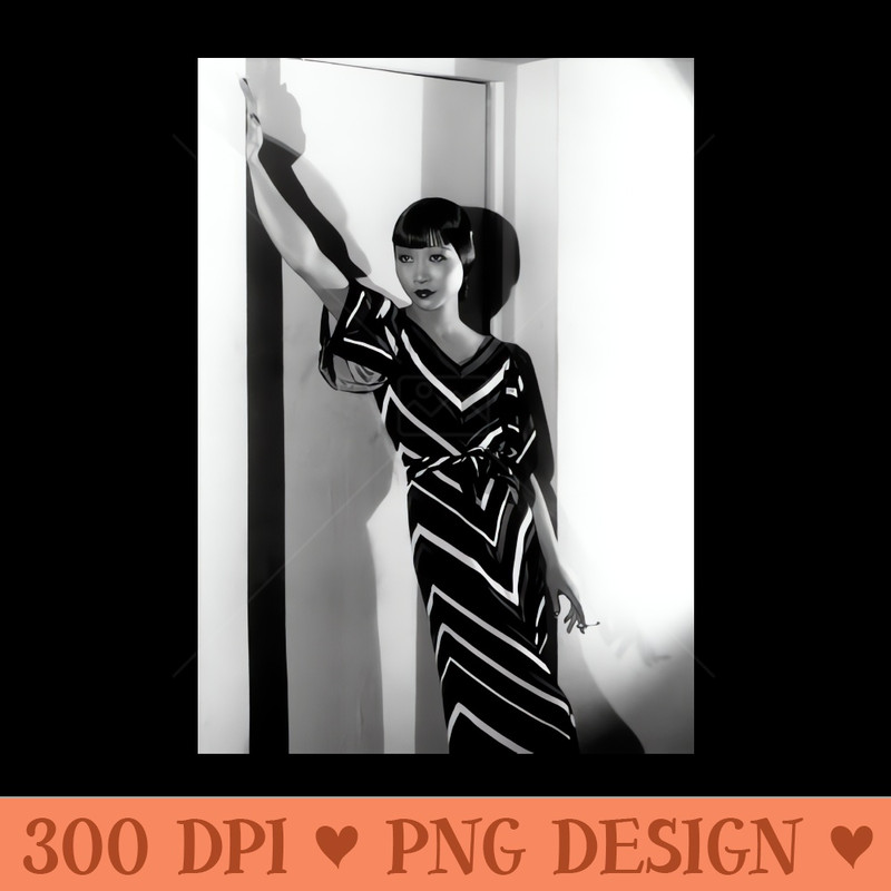 Anna May Smokes - Sublimation designs PNG - Fast download