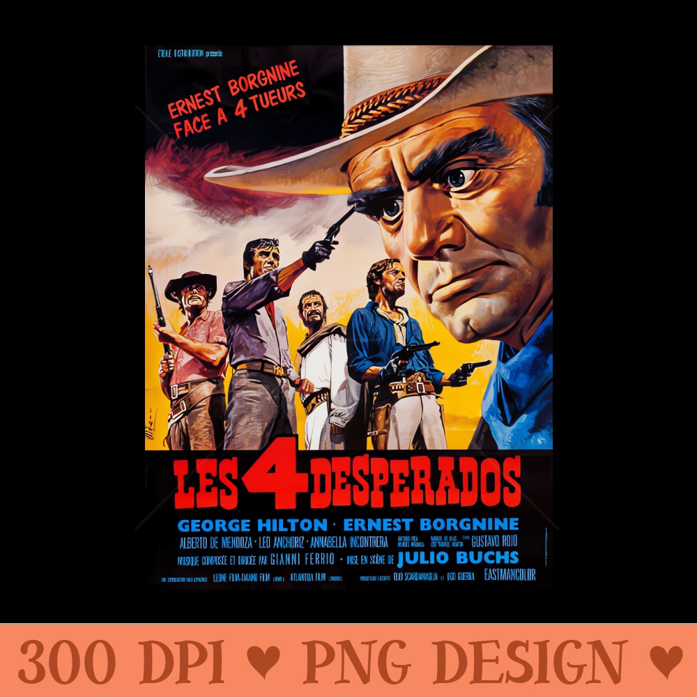 A Bullet for Sandoval 1969 - PNG design downloads - Quick download