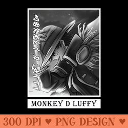 monkey d luffy - printable png images