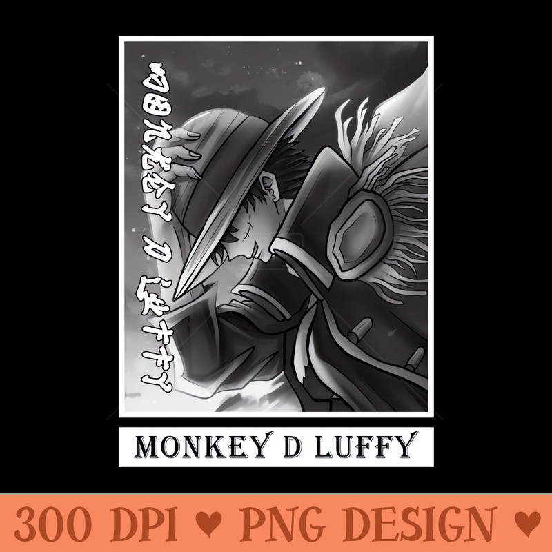 monkey d luffy - Printable PNG Images - Download in an instant