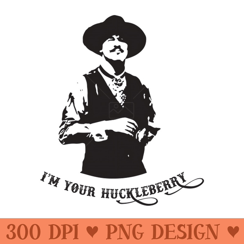 I'm Your Huckleberry Vest Tombstone Movie 90s - PNG Download - Download in an instant