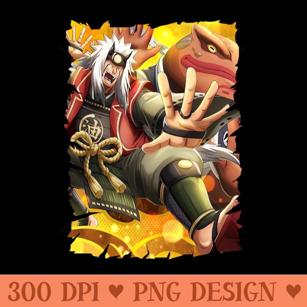 JIRAIYA MERCH VTG - PNG Templates Download - Download immediately