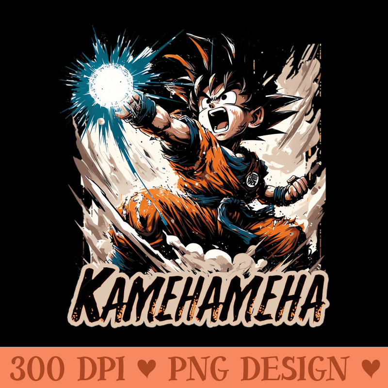 Dragon Ball Kamehameha - PNG design downloads - Download in an instant