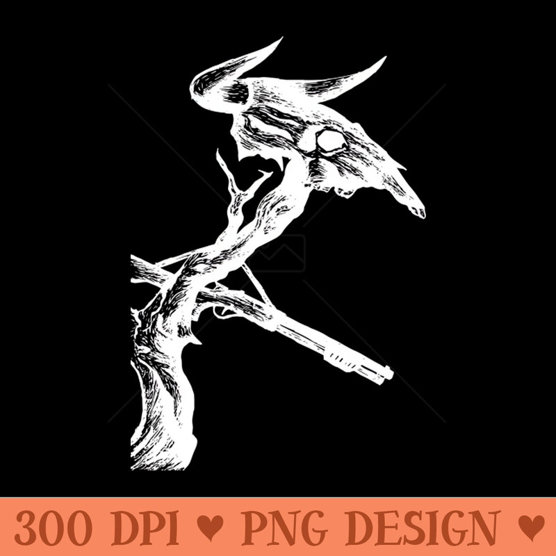 The End of The Beast White on Black - PNG Art Files - Download in an instant