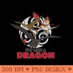 how to train your dragon 3 hidden world fly like a dragon - unique png artwork