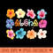 Aloha Hibiscus Flower Hawaii Surfer Beach - Sublimation images PNG download - Bold & Eye-catching
