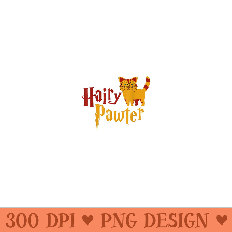 Hairy Pawter - Printable PNG Images - Instant Access To Downloadable Files