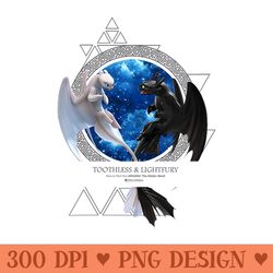 how to train your dragon 3 hidden world tooth fury love - png design assets