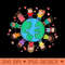 Happy Earth Day Children Around the World - Sublimation designs PNG - Revolutionize Your Designs