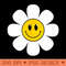Happy Face Flower - - PNG Graphics Download - Perfect for Sublimation Mastery