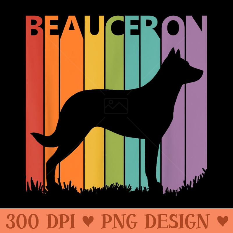 Beauceron - Funny Dog Lover T-shirt - Digital PNG Artwork - Quick And Seamless Download Process