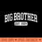 Big Brother Est 2024 Promoted To Big Brother Announcement - Trendy PNG Designs - Easy-To-Print And User-Friendly Designs