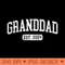 Granddad Est 2024 Promoted To Granddad Announcement - Mug Sublimation PNG - Add a Festive Touch to Every Day