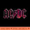 ACDC Rock Music Band Raw Distressed Logo - Sublimation PNG download - Lifetime Access To Purchased Files