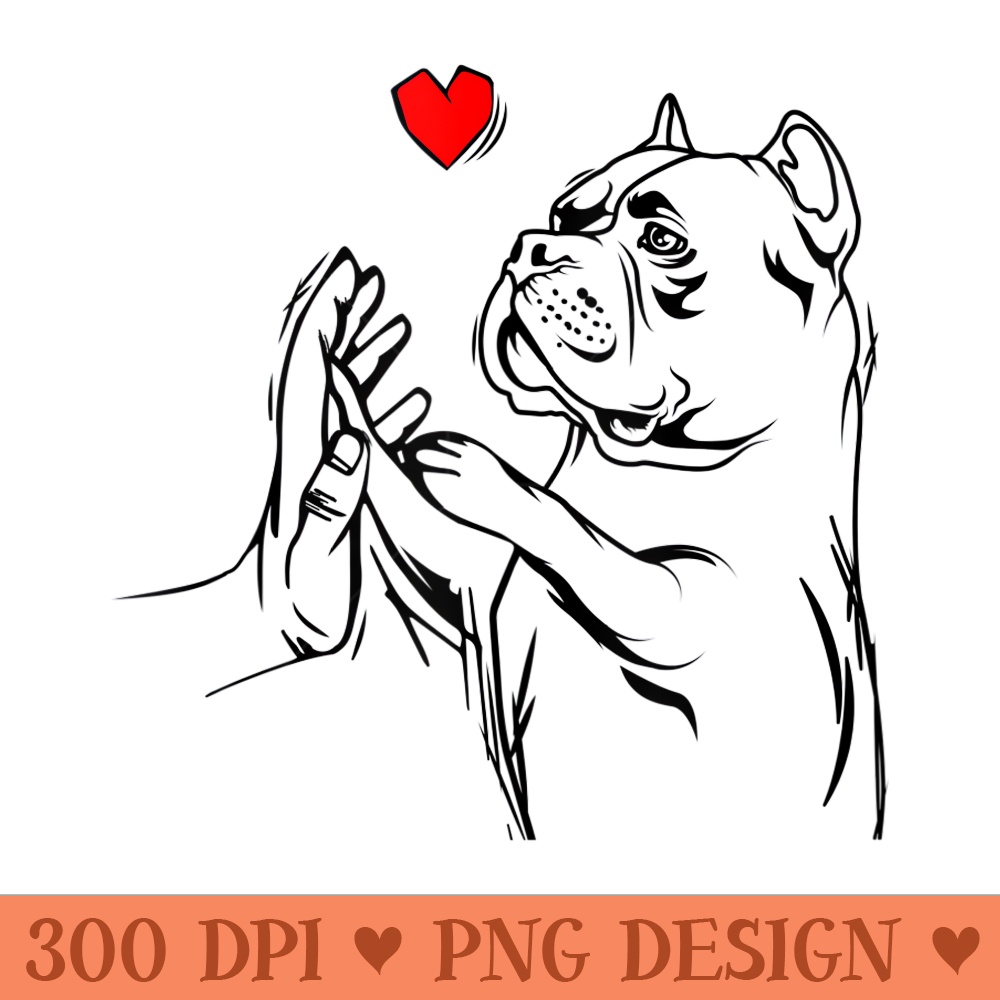 American Bully Love Cute Pitbull Dog Mom Funny Girls - Sublimation backgrounds PNG - Bring Your Designs to Life