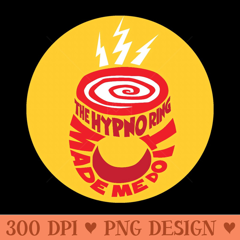 Captain Underpants The Hypno Ring Made Me Do It LongSleeve - Download PNG images - Enhance Your Apparel with Stunning Detail