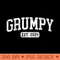 Grumpy Est 2024 Promoted To Grumpy Announcement - Trendy PNG Designs - Trendsetting And Modern Collections