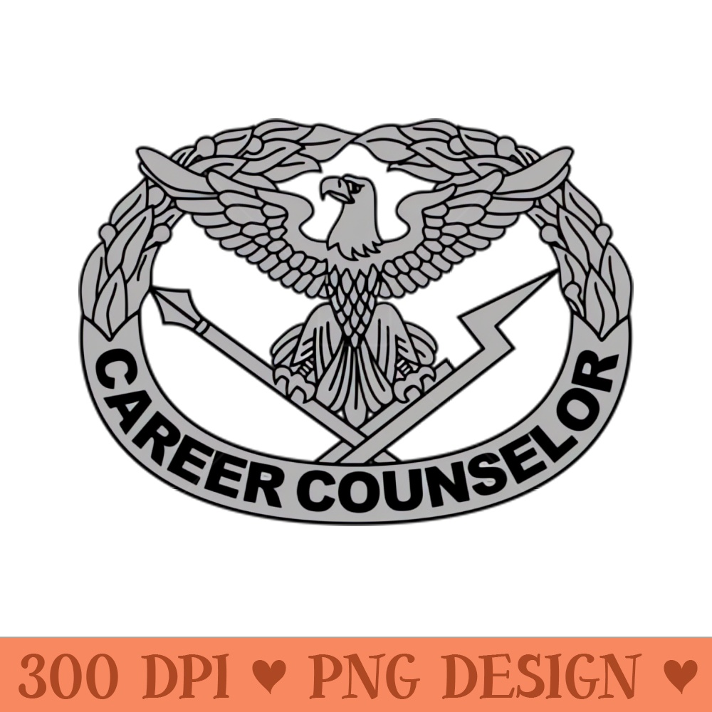 Career Counselor Badge - US Army - Trendy PNG Designs - Unlock Vibrant Sublimation Designs