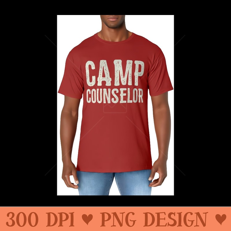 Camp Counselor. - Digital PNG Downloads - Instant Access To Downloadable Files