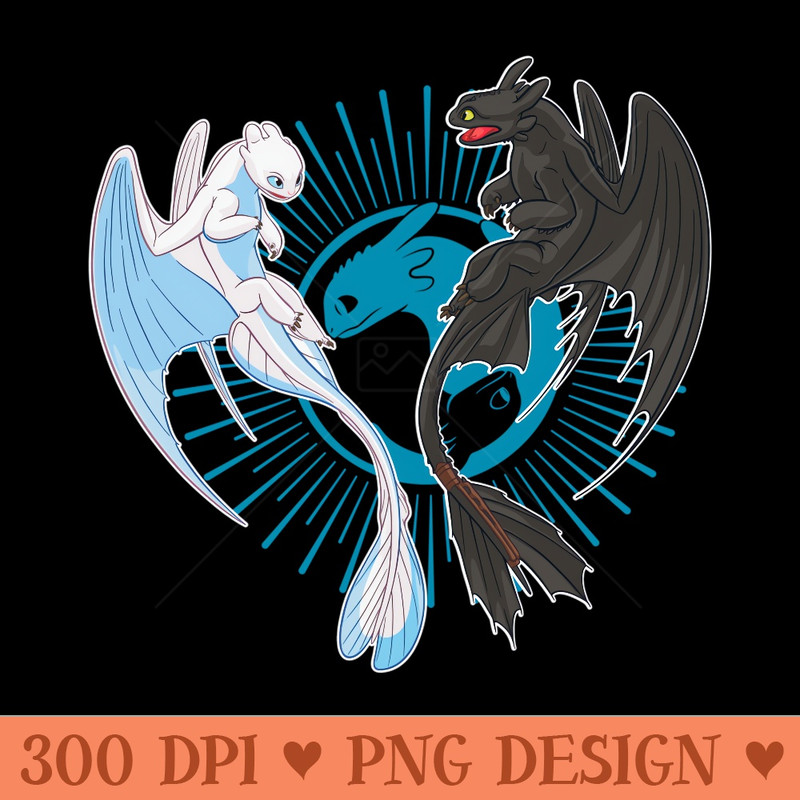 How to Train Your Dragon 3 Hidden World Dragon Family - PNG Sublimation - Transform Your Sublimation Creations