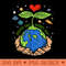 Happy Earth Day 2024 Save Our Planet Cute Earth Day Everyday - PNG Art Files - Revolutionize Your Designs