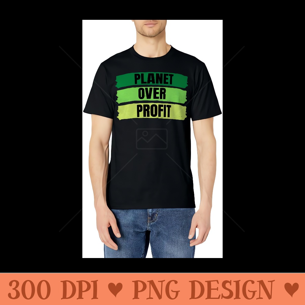 2022 Planet Over Profit Earth Day Vintage - PNG file download - Unleash Your Creativity